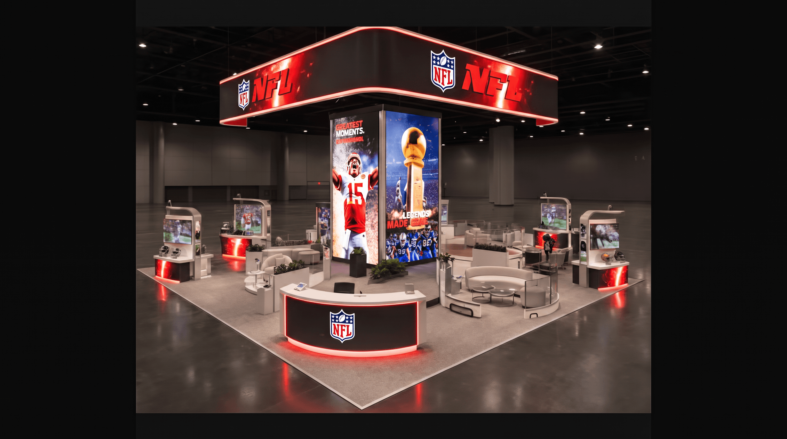 SHOT Show LED Video Wall Exhibit – 20x40 Sports Brands