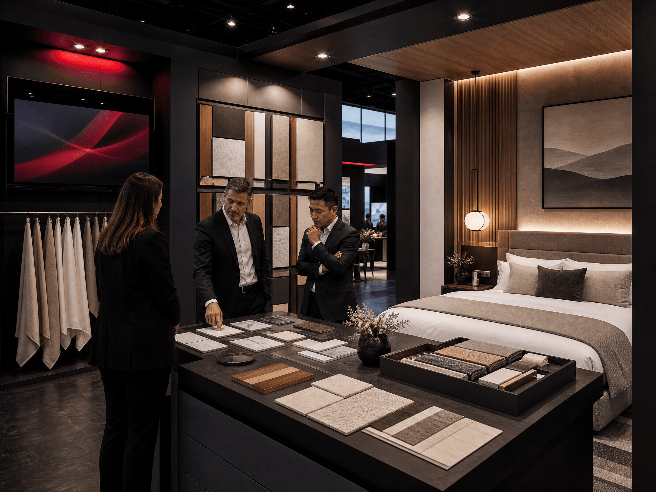 Illustrative hospitality & food service demonstration, visitor, or operations planning
