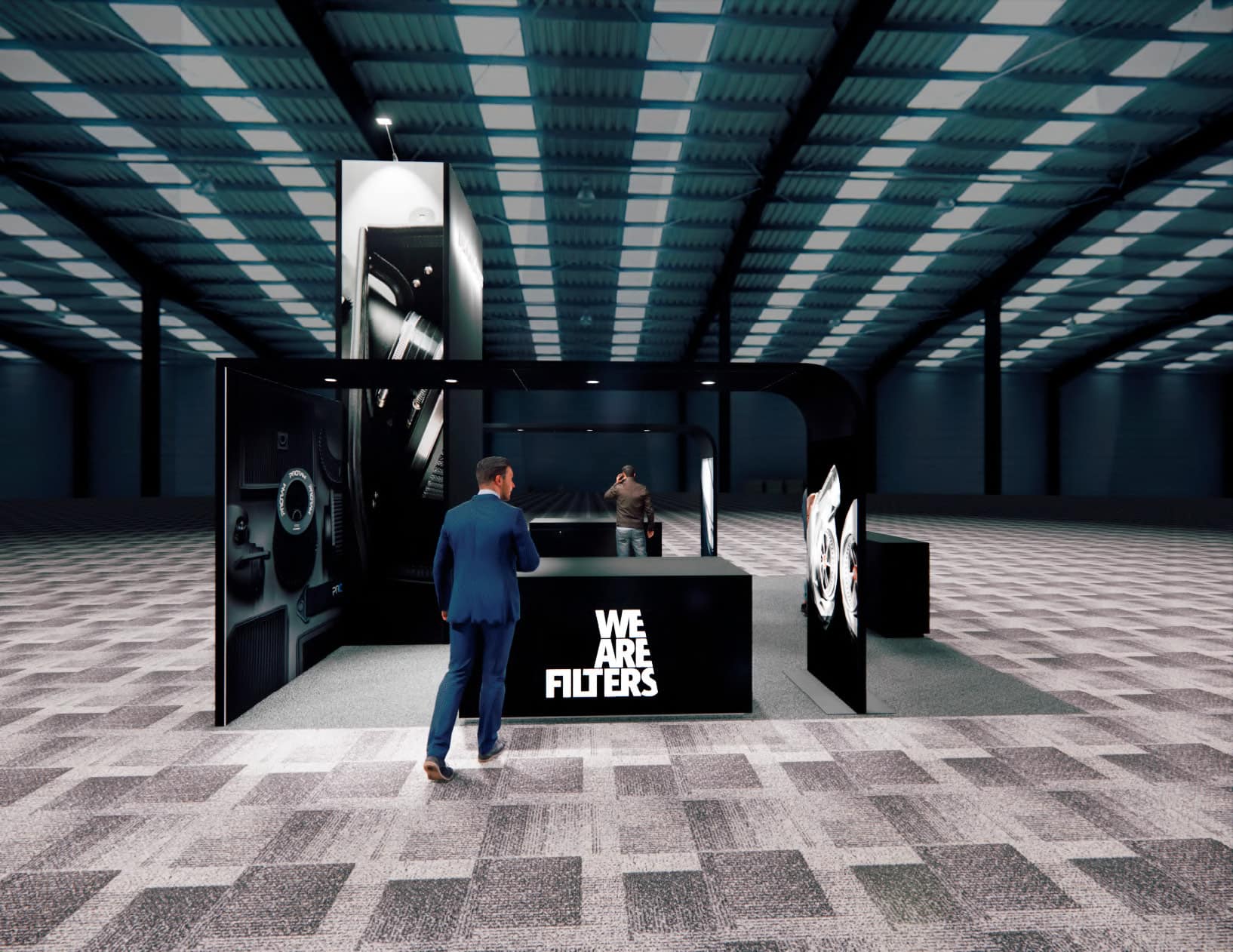 Shot Show trade show booth - 20x20 Expo