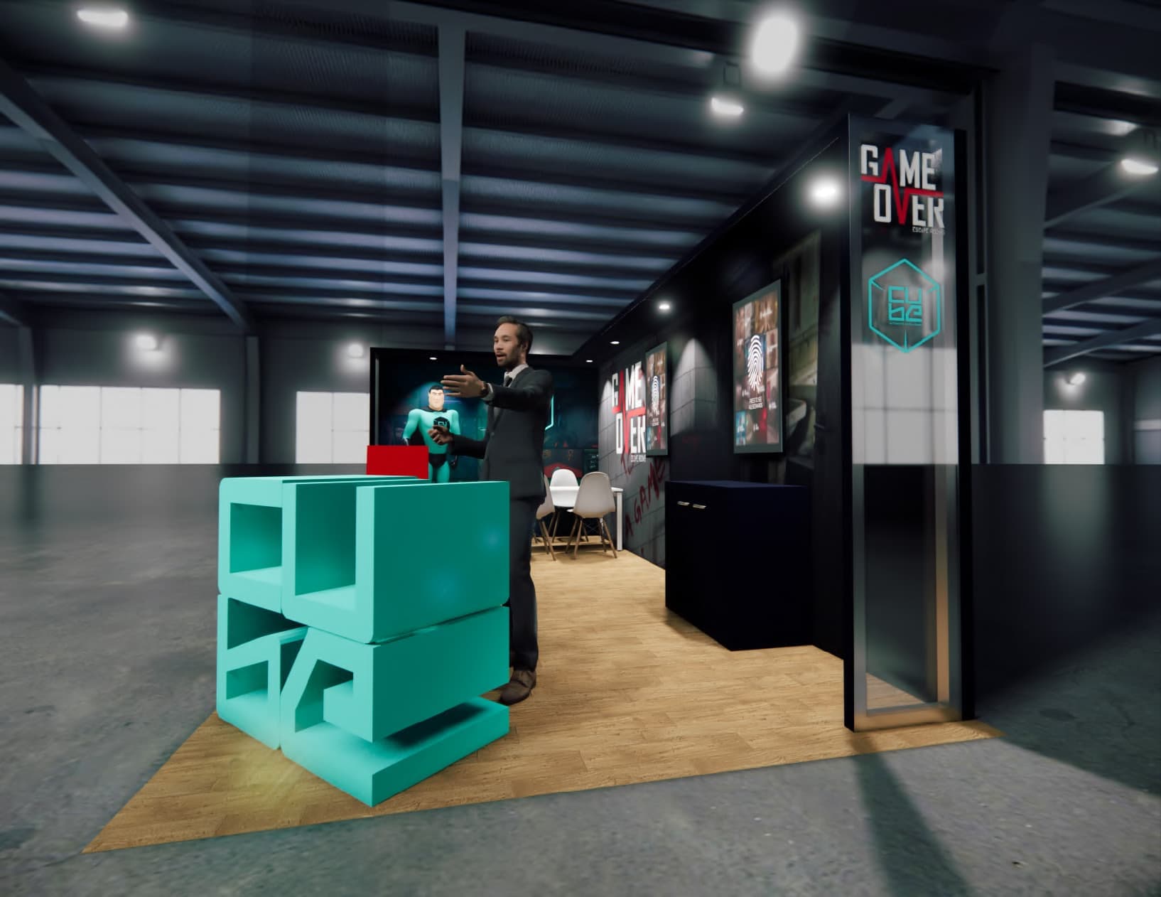ISSA trade show booth - expo trade show display rental