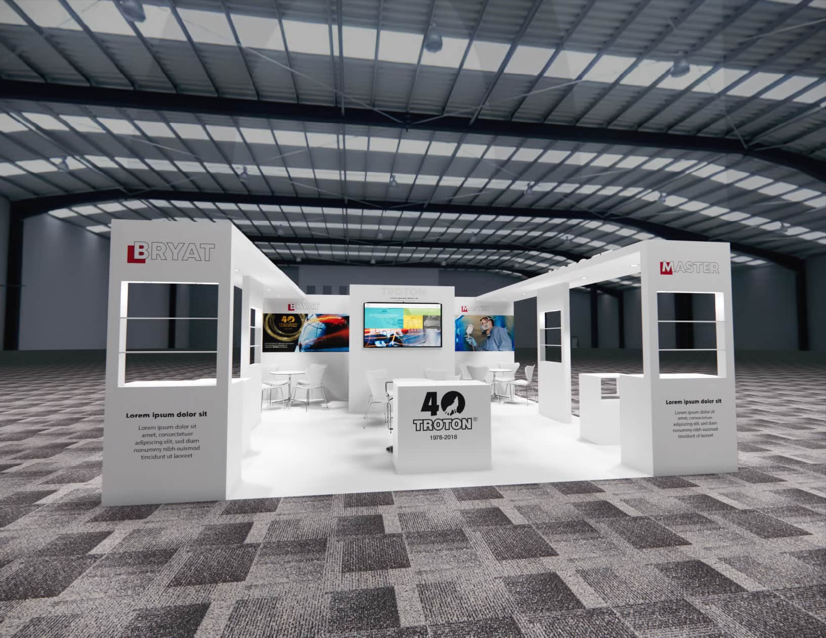 Money 20/20 trade show booth - 20X20 display