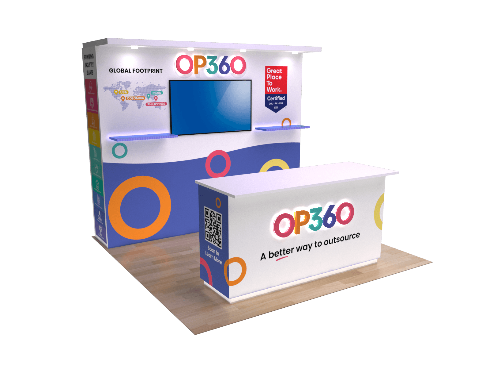 10 x 10 Trade Show Exhibit Booth Rental