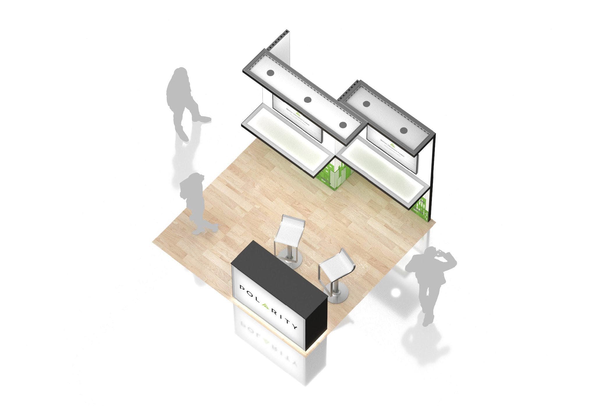 10 x 10 Black Hat Trade Show Booth Rental