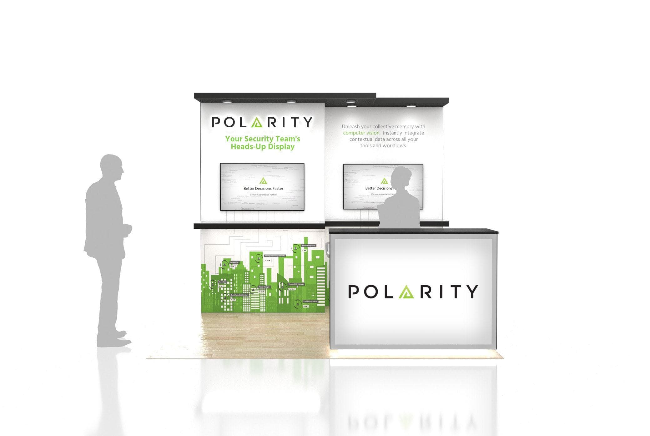 10 x 10 Black Hat Trade Show Booth Rental
