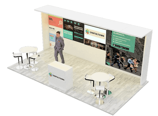 10 x 20 CES Tradeshow Booth Rental