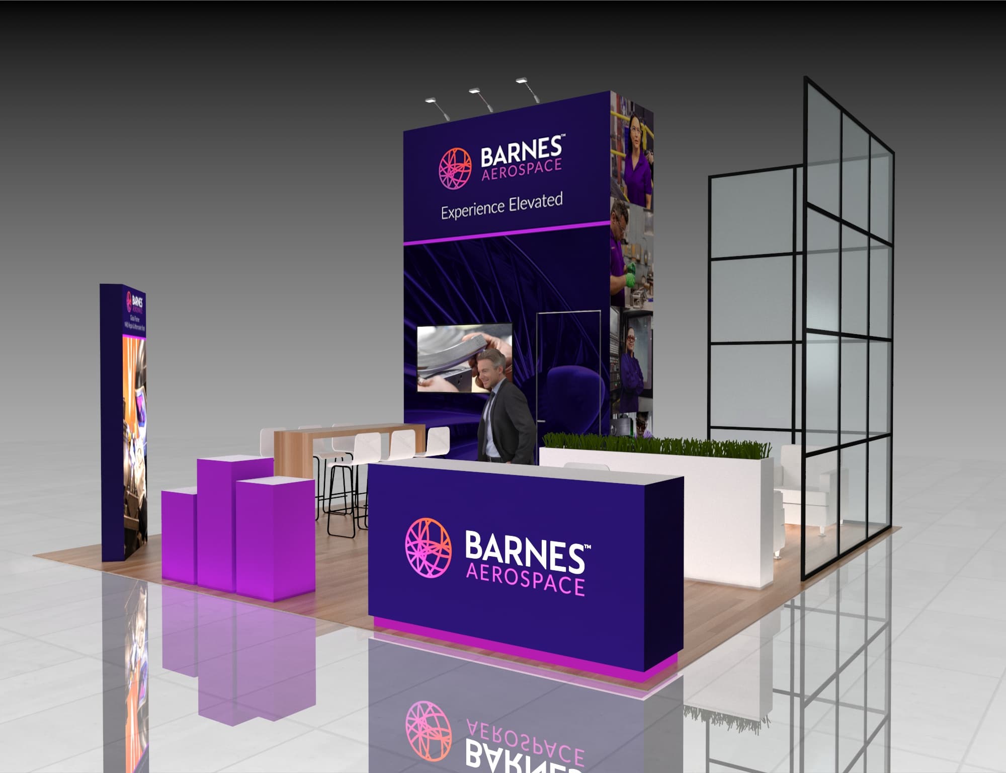 20x20 Trade Show Exhibit Rental