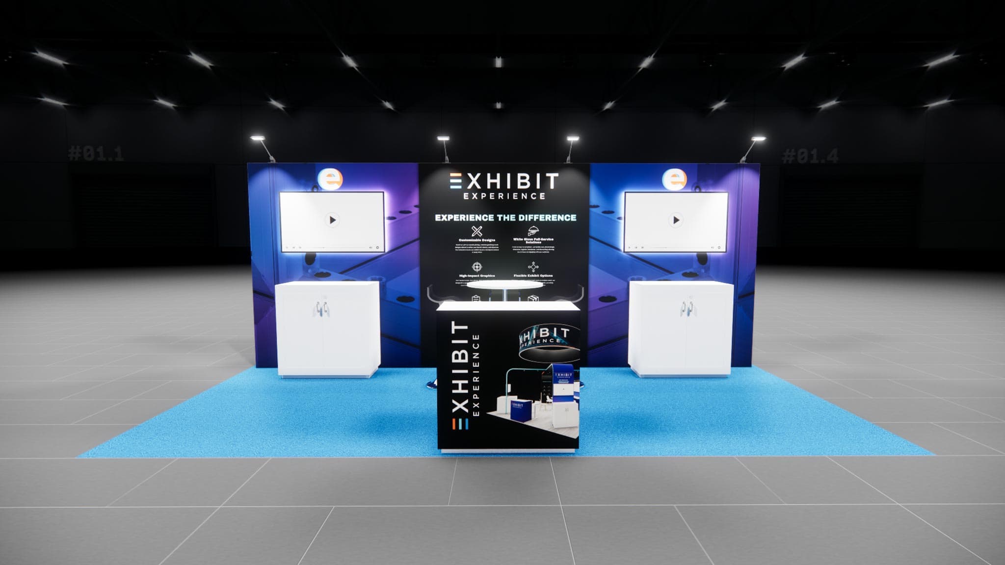 10 x 20 Affordable Trade Show Exhibit Rental Package – Option 5