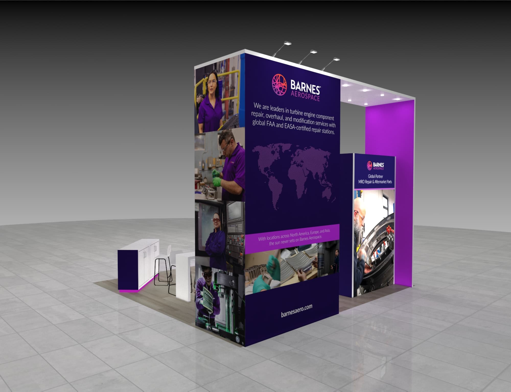20x20 Trade Show Booth Rental