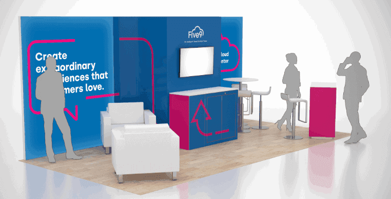 10 x 20 MWC Americas Display Rental