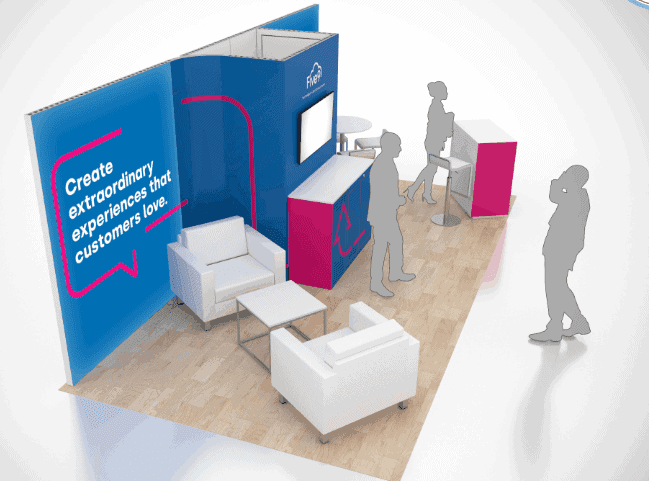 10 x 20 MWC Americas Display Rental