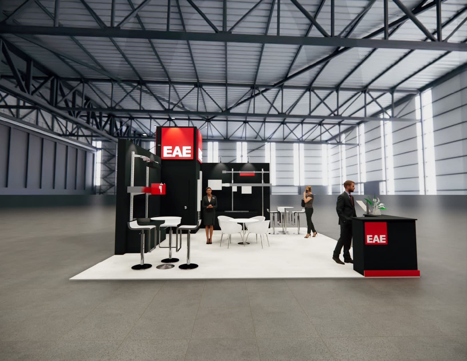 AAPEX trade show booth - 20x20 Expo