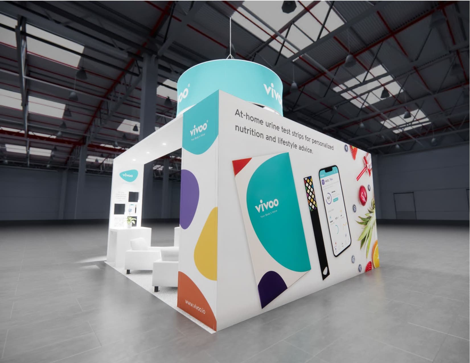 CES Expo trade show stand rental 20 x 20