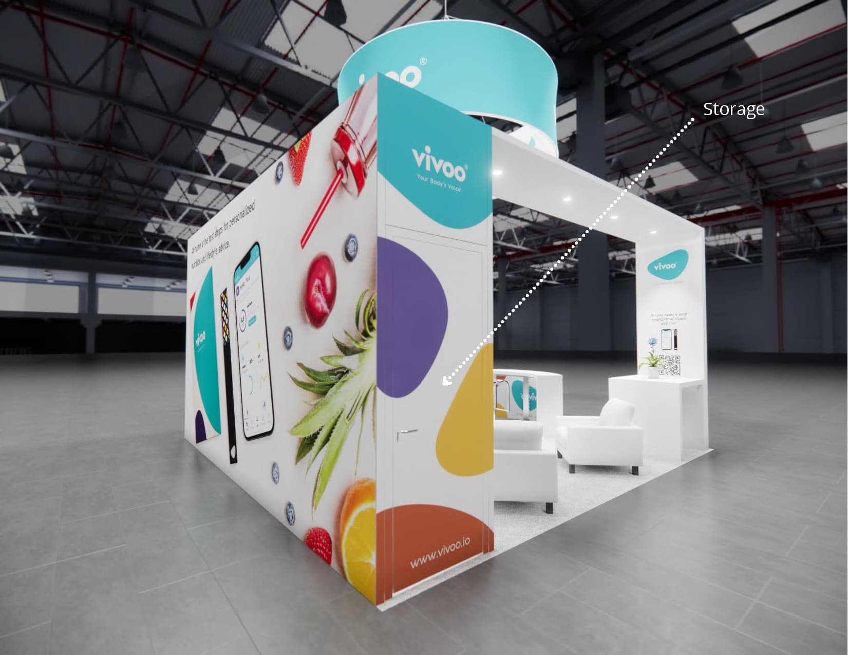 CES Expo trade show stand rental 20 x 20