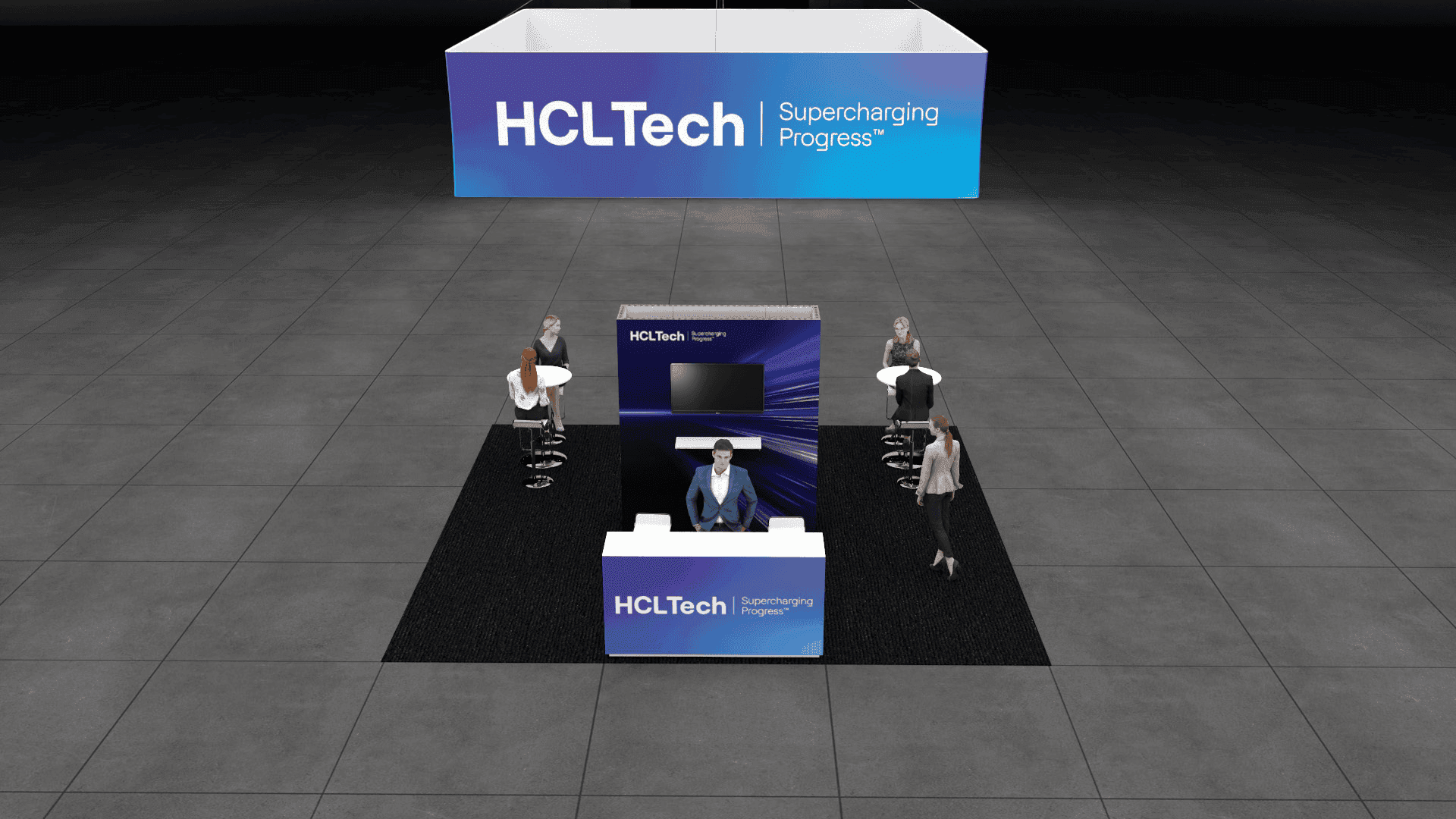 20 x 20 AUSA EXPO trade show booth rental in Washington DC