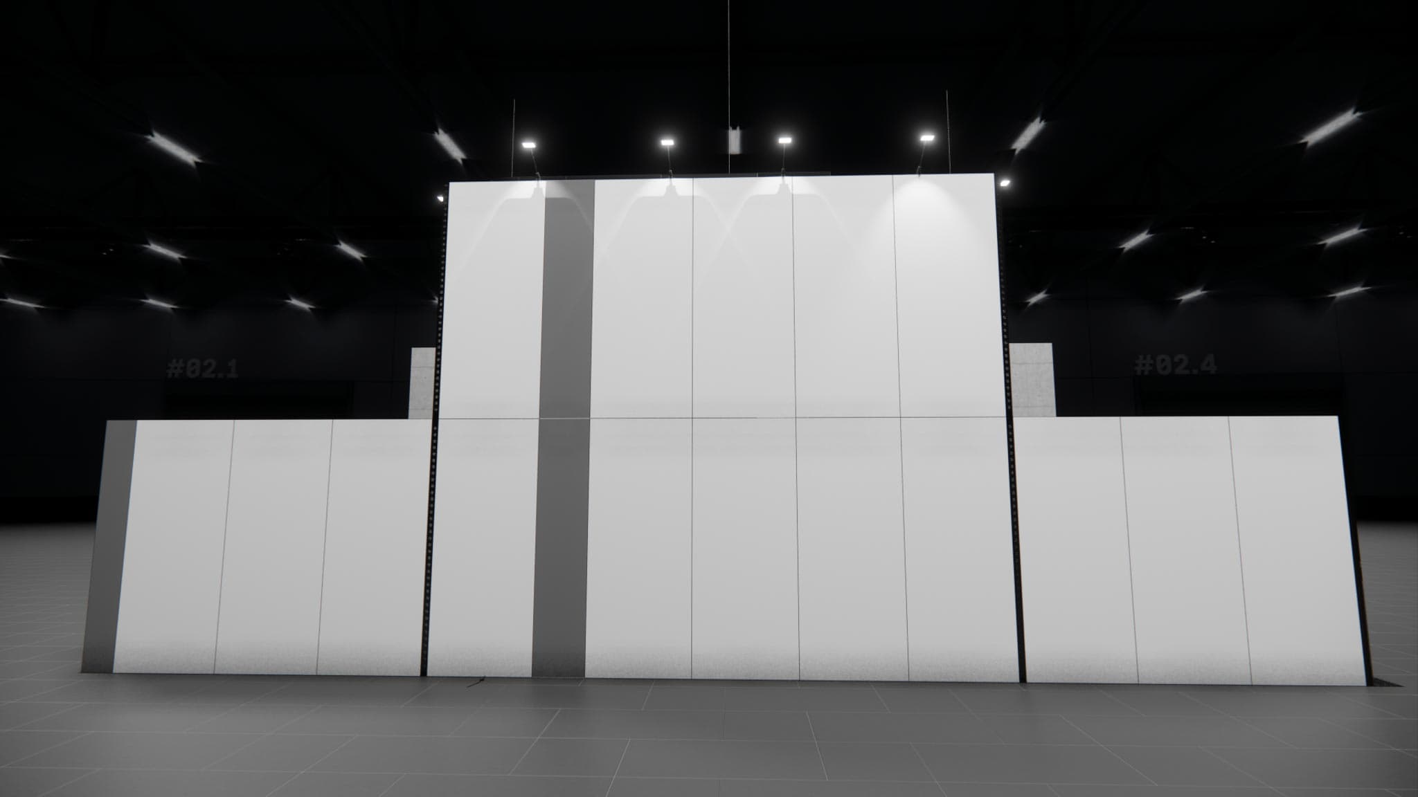 40 x 40 Double Decker Trade Show Exhibit Rental