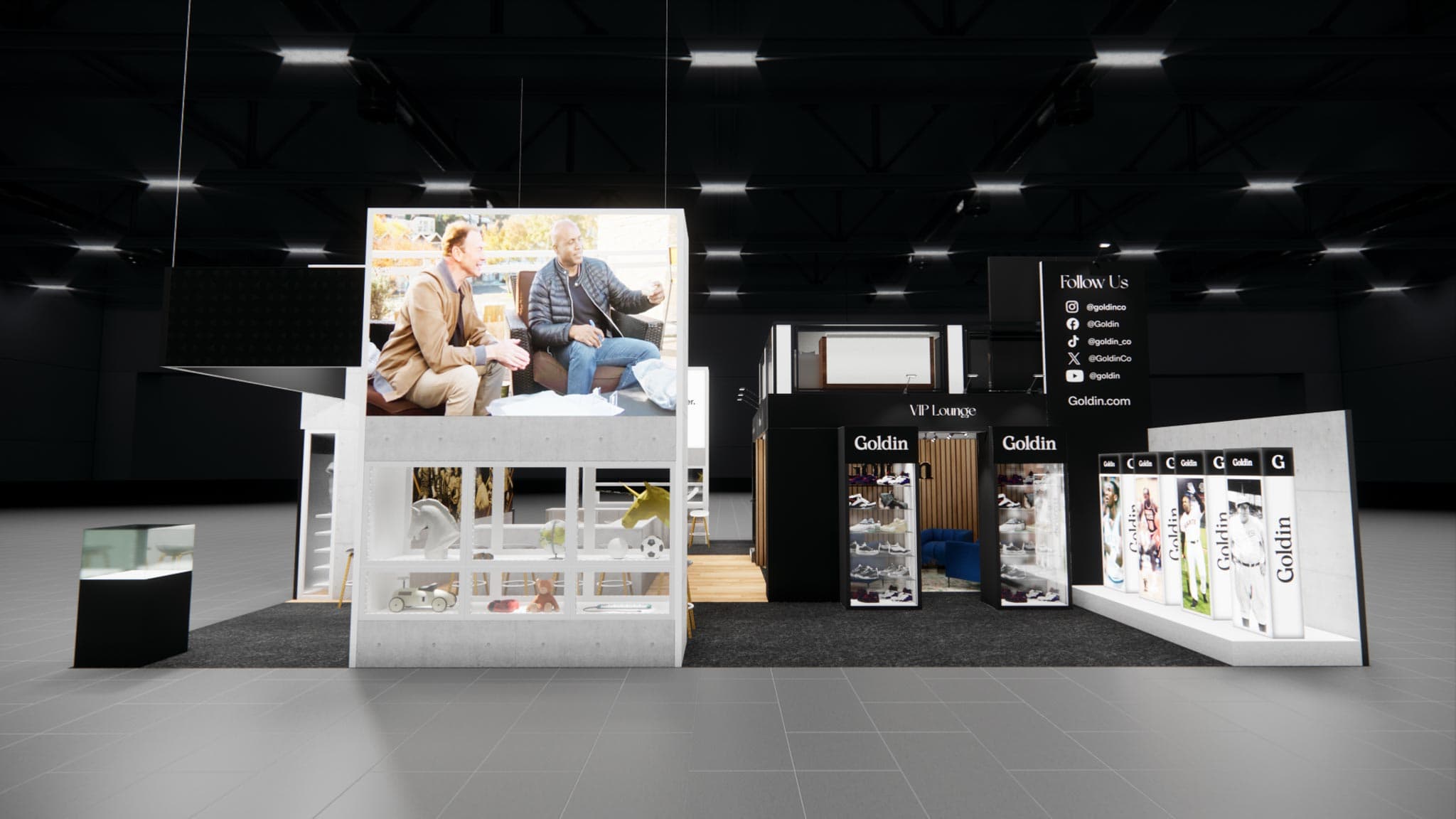 40 x 40 Double Decker Trade Show Exhibit Rental