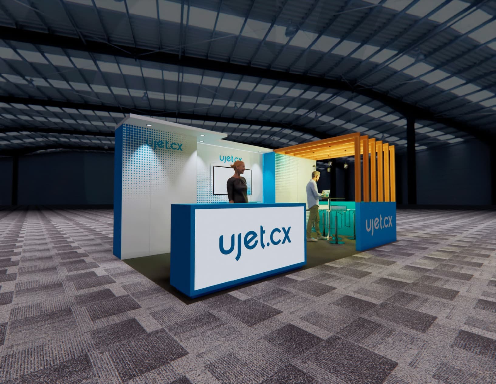 Aim Expo trade show booth - 10x20 Custom Modular