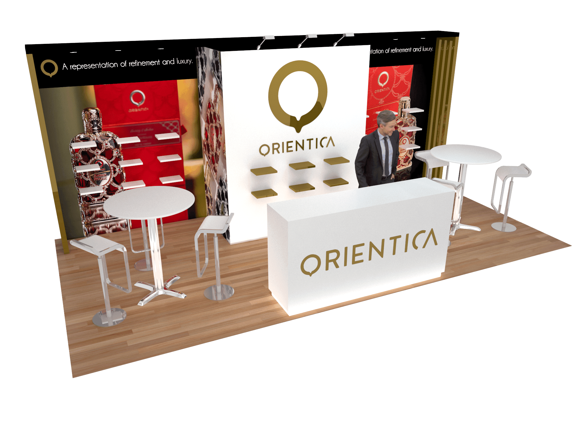 10x20 Trade Show Booth Stand Display Rental
