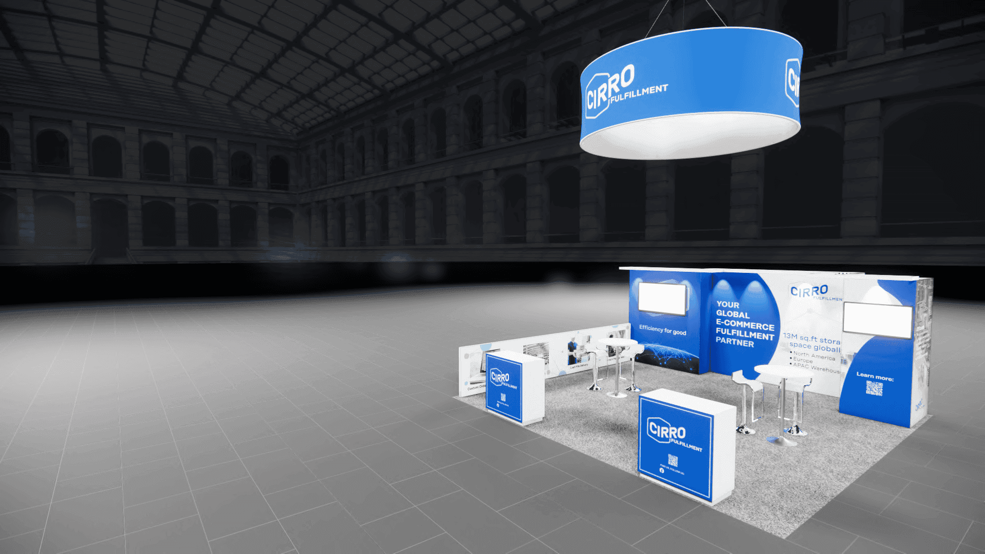 The premiere 20 x 20 exhibit rental for black hat expo 2024