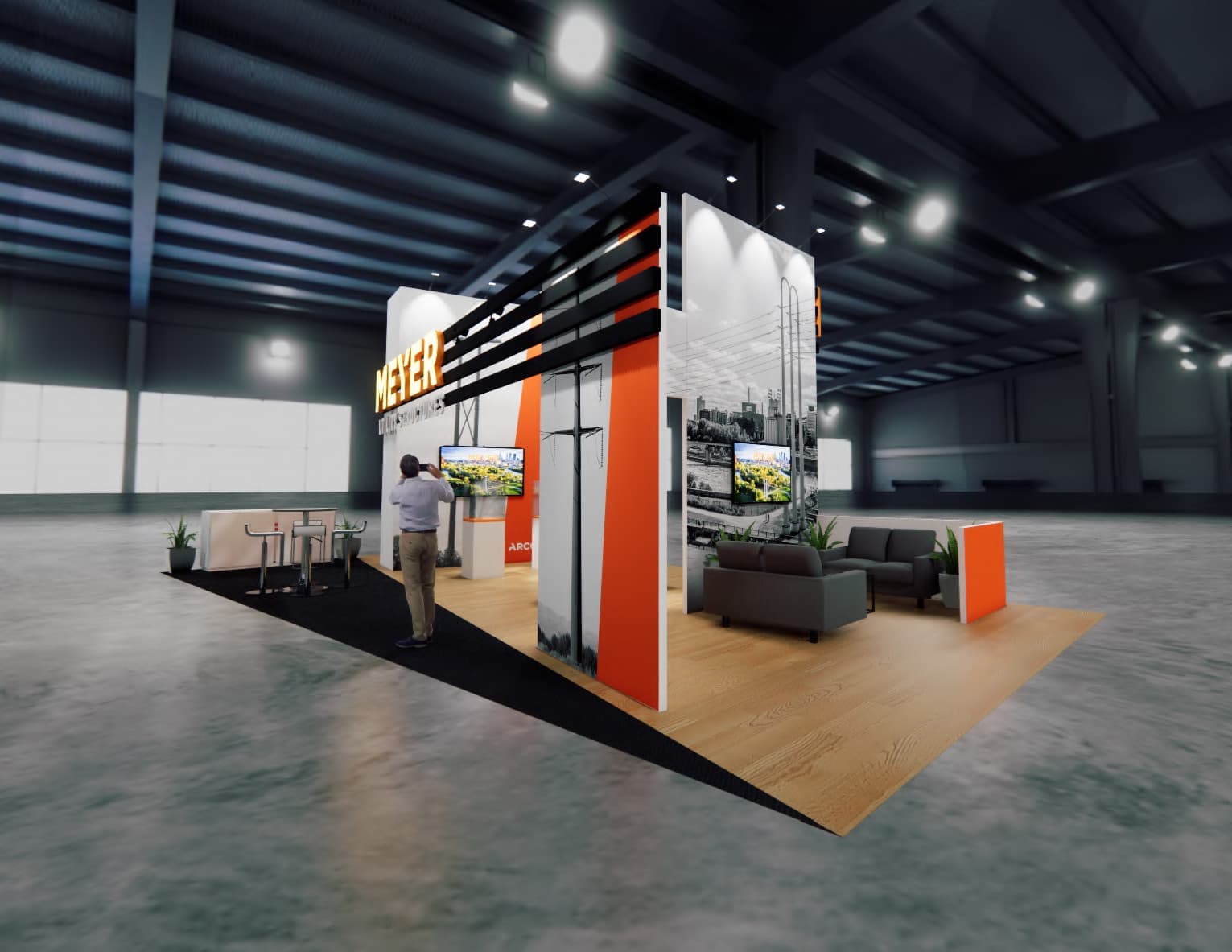 CEDIA trade show booth rental 20 x 40