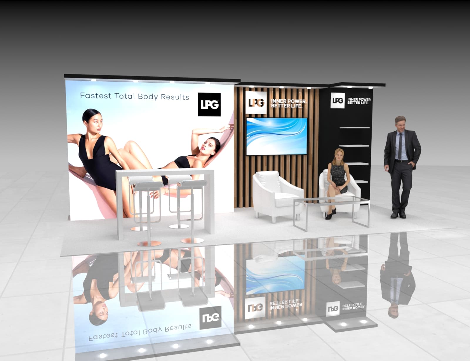 10x20 Trade Show Expo Booth Rental