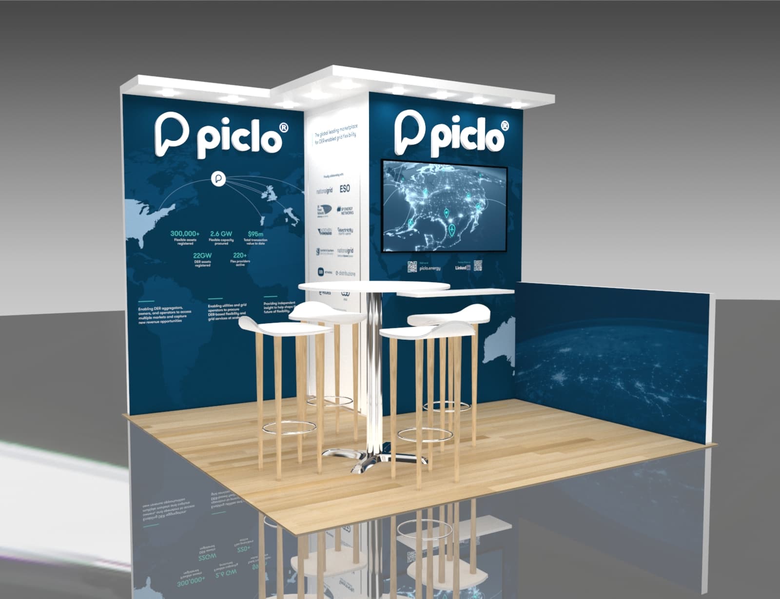 10 x 10 Trade Show Stand Display Booth Rental