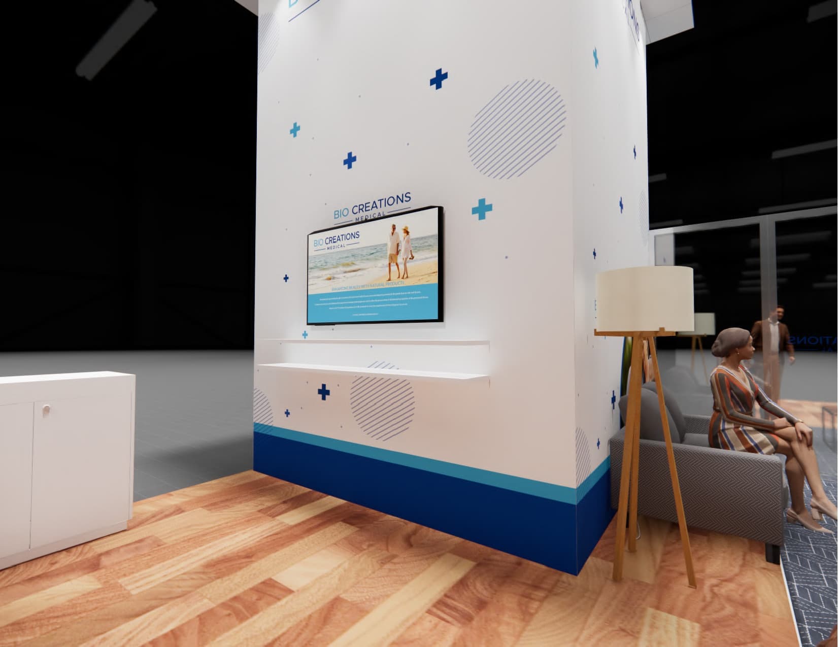 ITSEC Expo trade show Orlando display rental 20 x 20