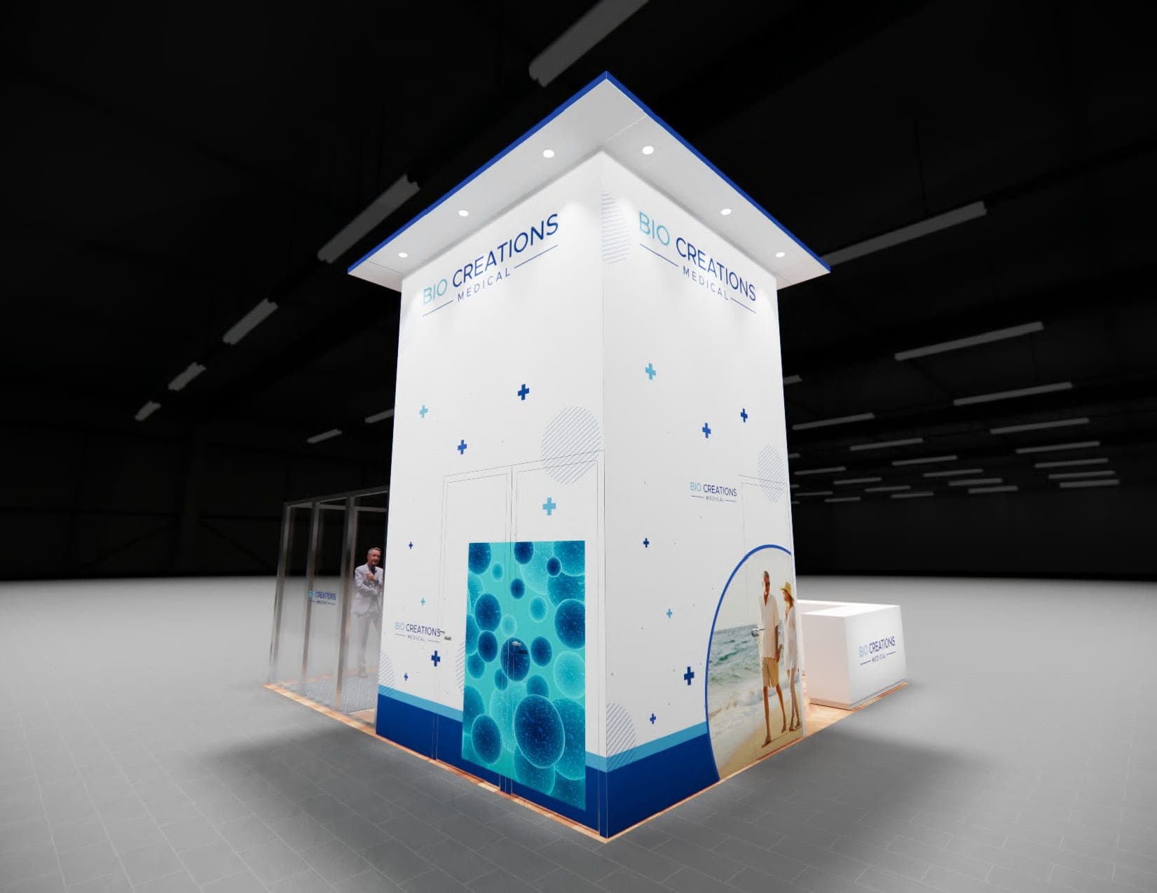 ITSEC Expo trade show Orlando display rental 20 x 20
