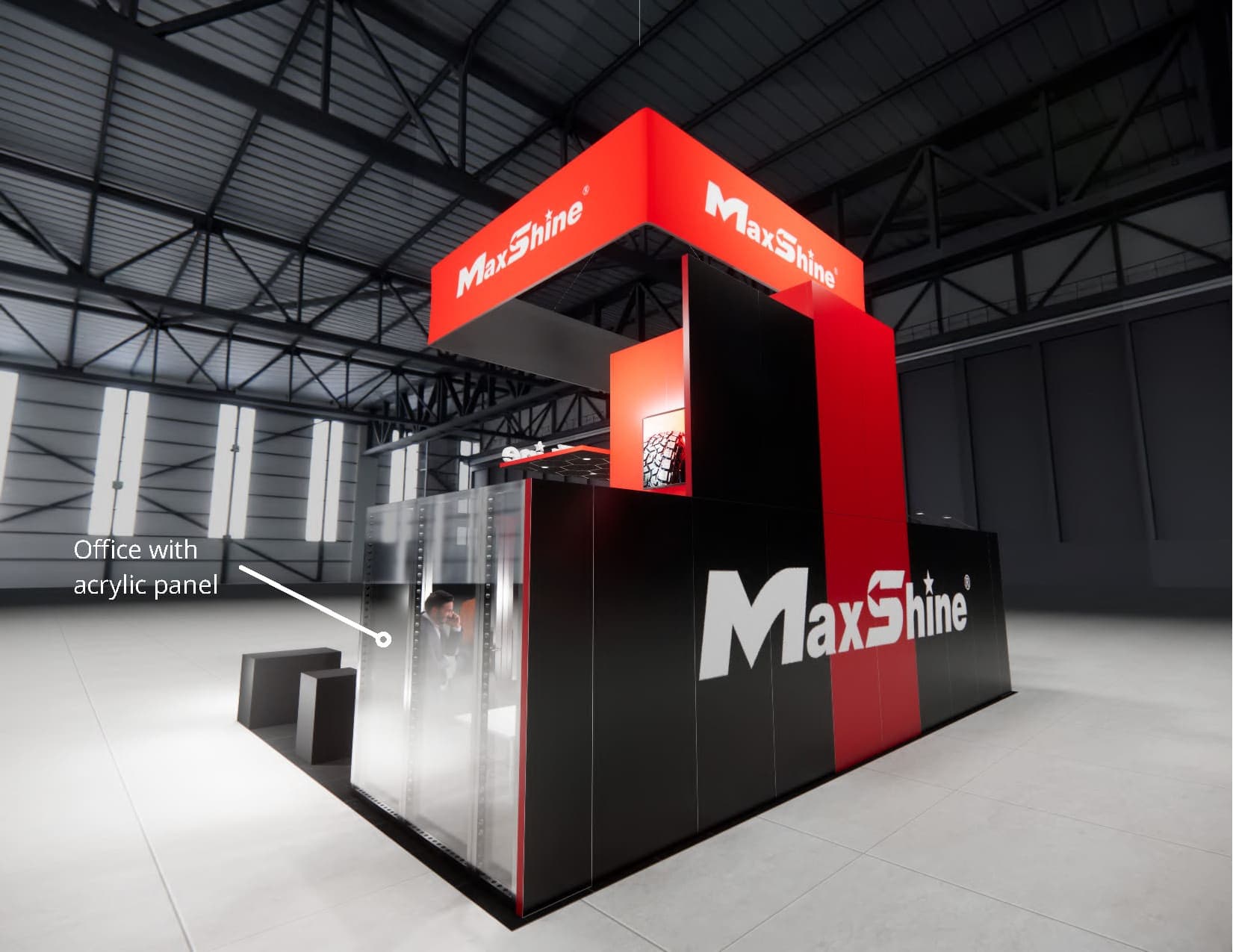 AAPEX Las Vegas trade show stand rental 20 x 30