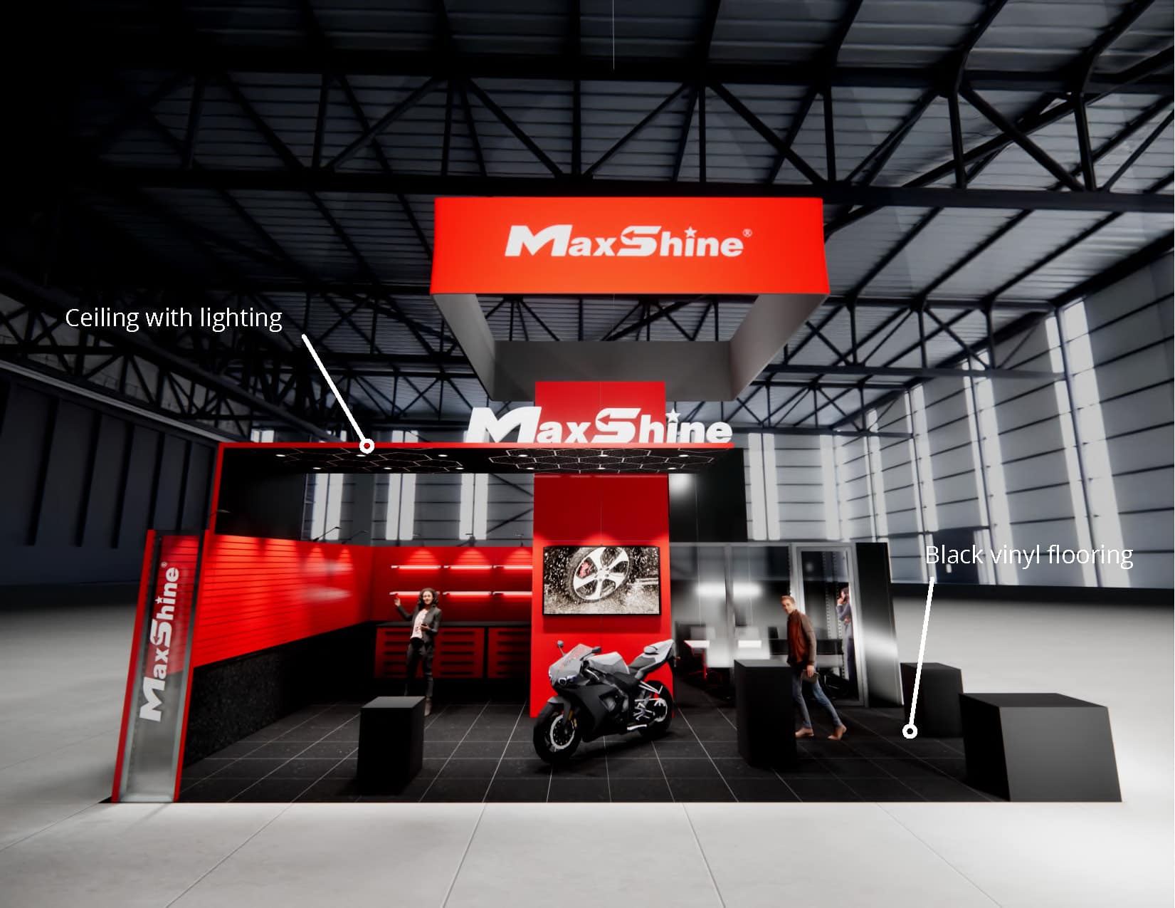 AAPEX Las Vegas trade show stand rental 20 x 30