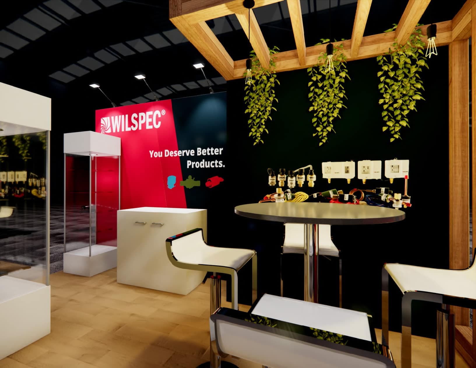 MJBIZCON trade show booth 10 x 20 trade show display rental