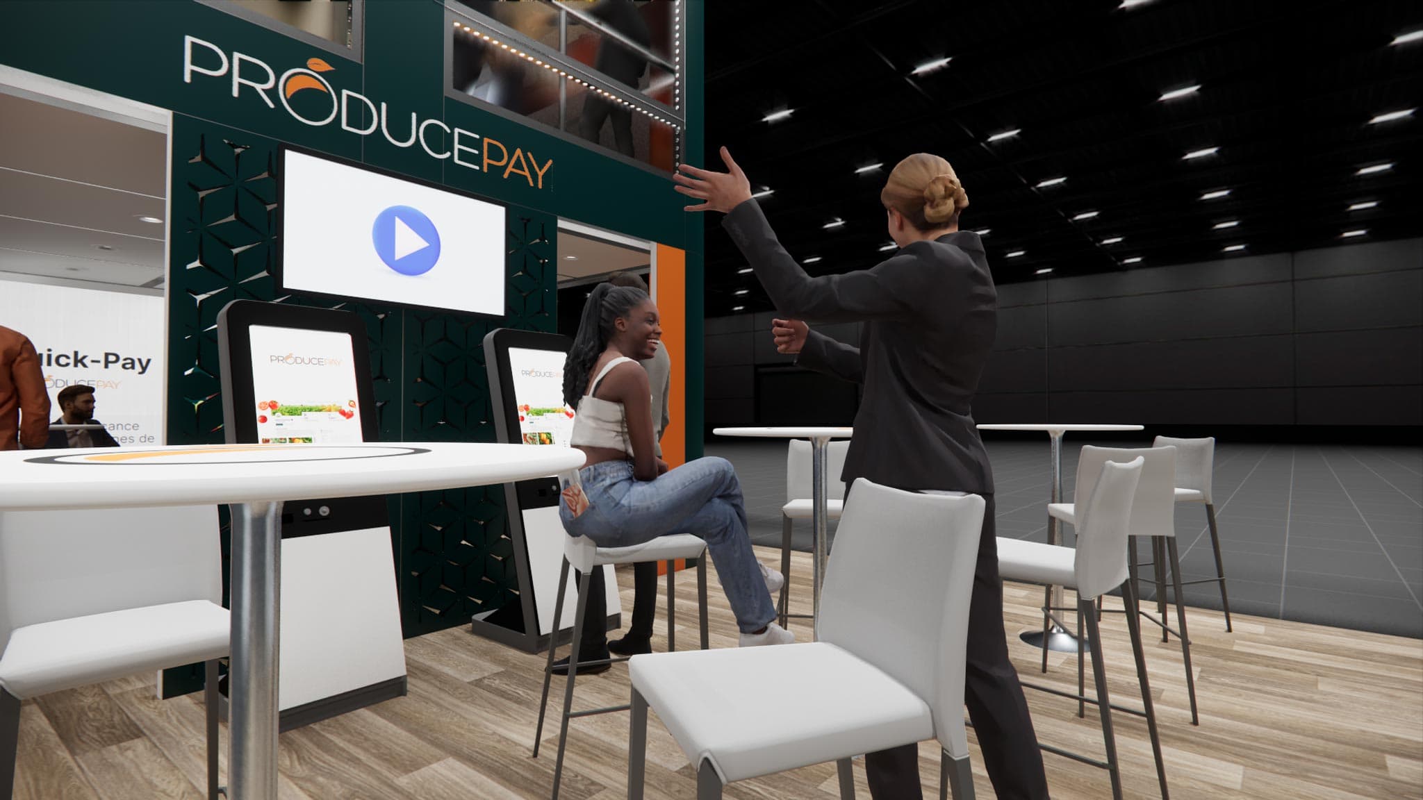20 x 40 Trade Show Double Deck Exhibit Rental