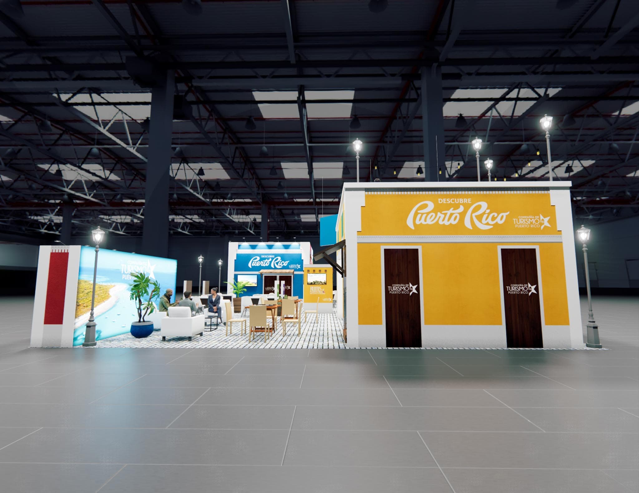 40 x 60 Double Deck Trade Show Exhibit Rental