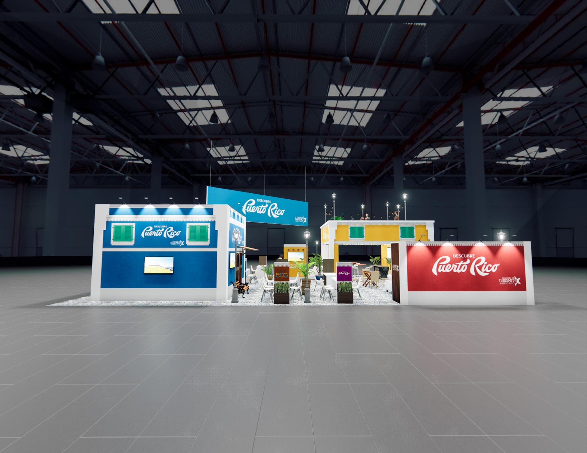 40 x 60 Double Deck Trade Show Exhibit Rental