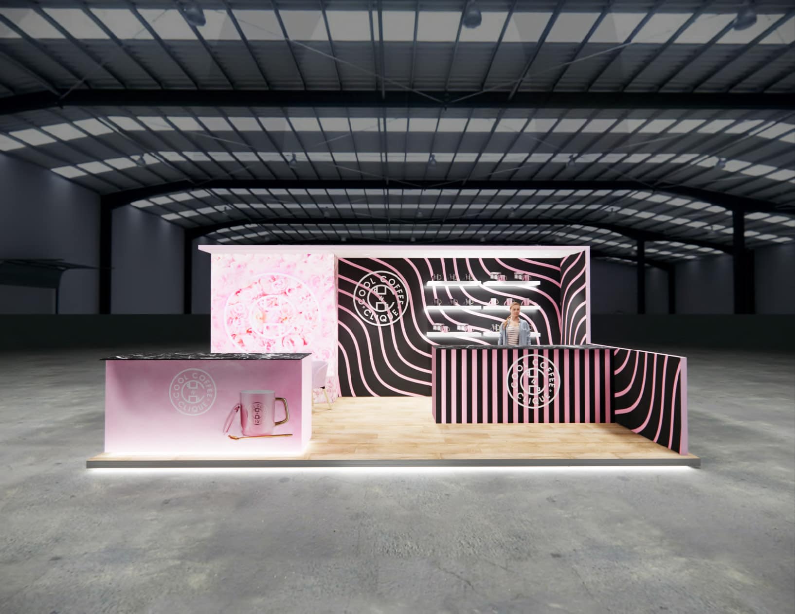 Sports Licensing Tailgate trade show booth - 10x20 SHOW