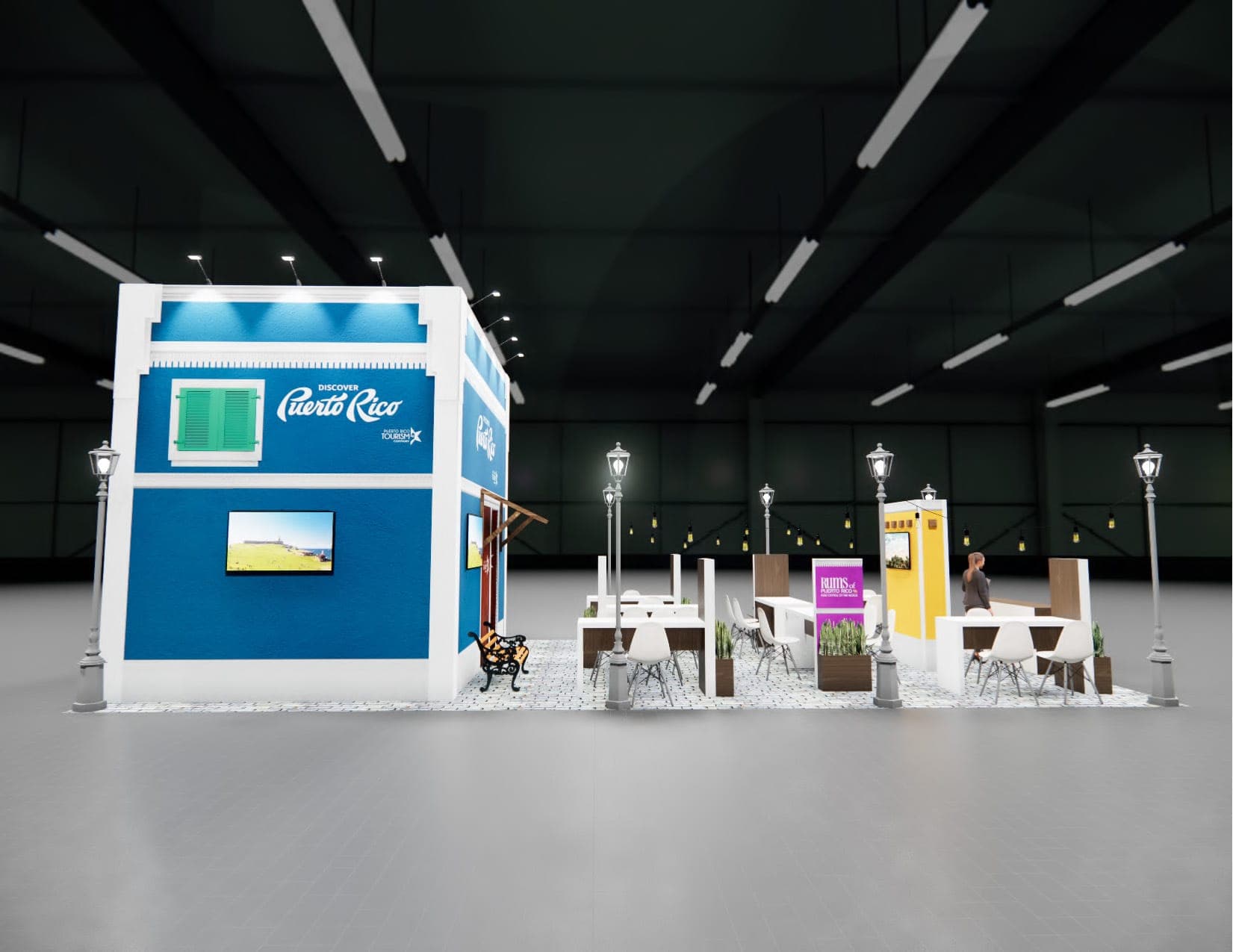 Routes Expo trade show display rental 20 x 40