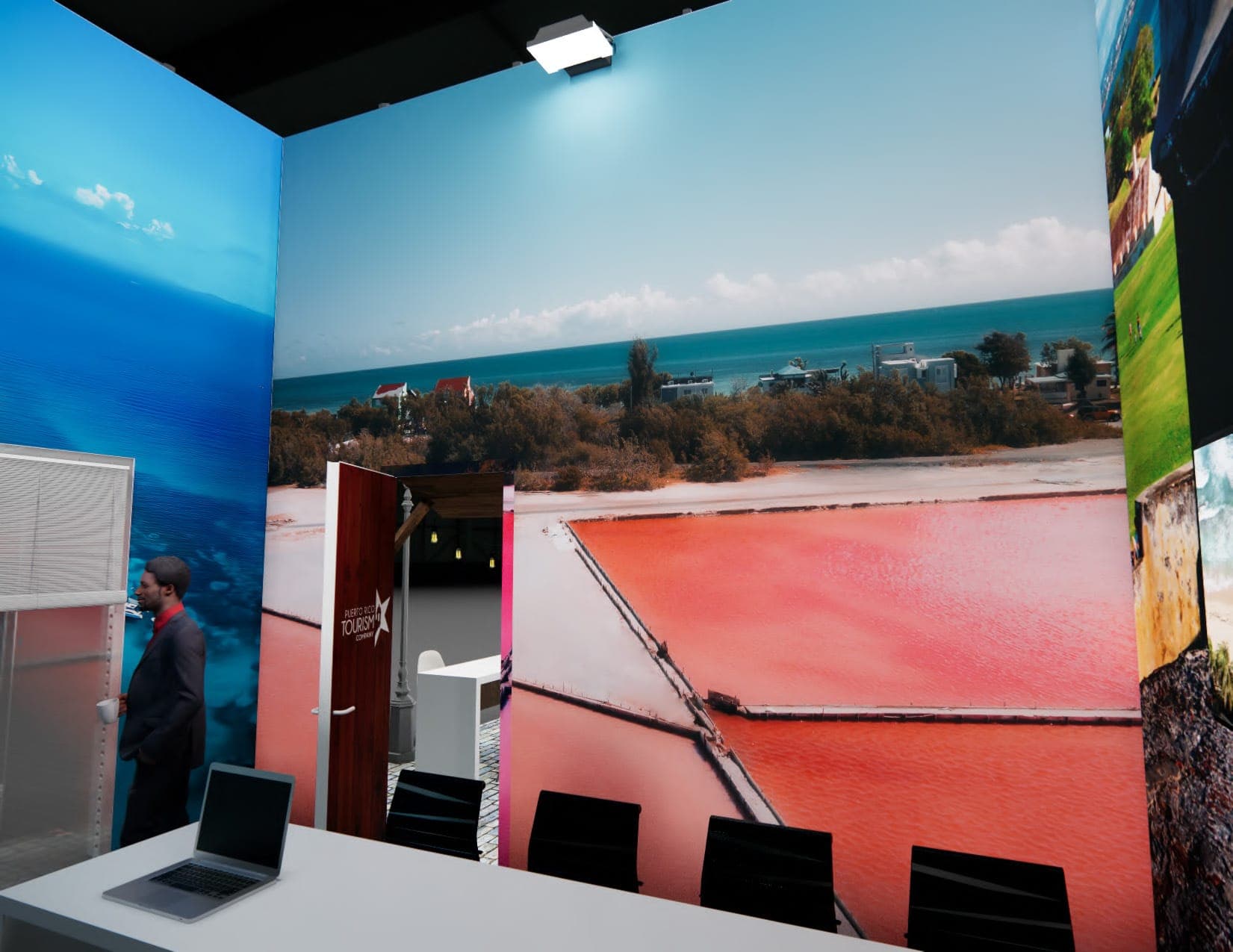 Routes Expo trade show display rental 20 x 40
