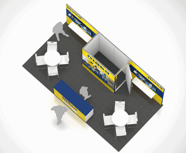 10 x 20 Orlando Booth Rental D-2
