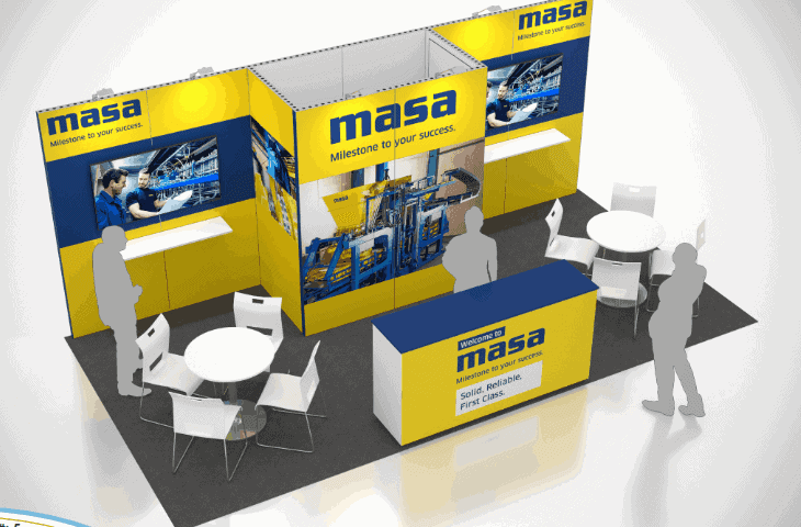 10 x 20 Orlando Booth Builder D-2
