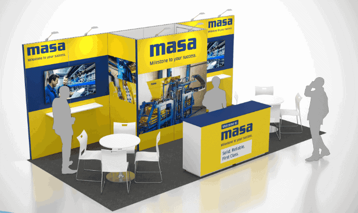 10 x 20 Orlando Booth Rental D-2