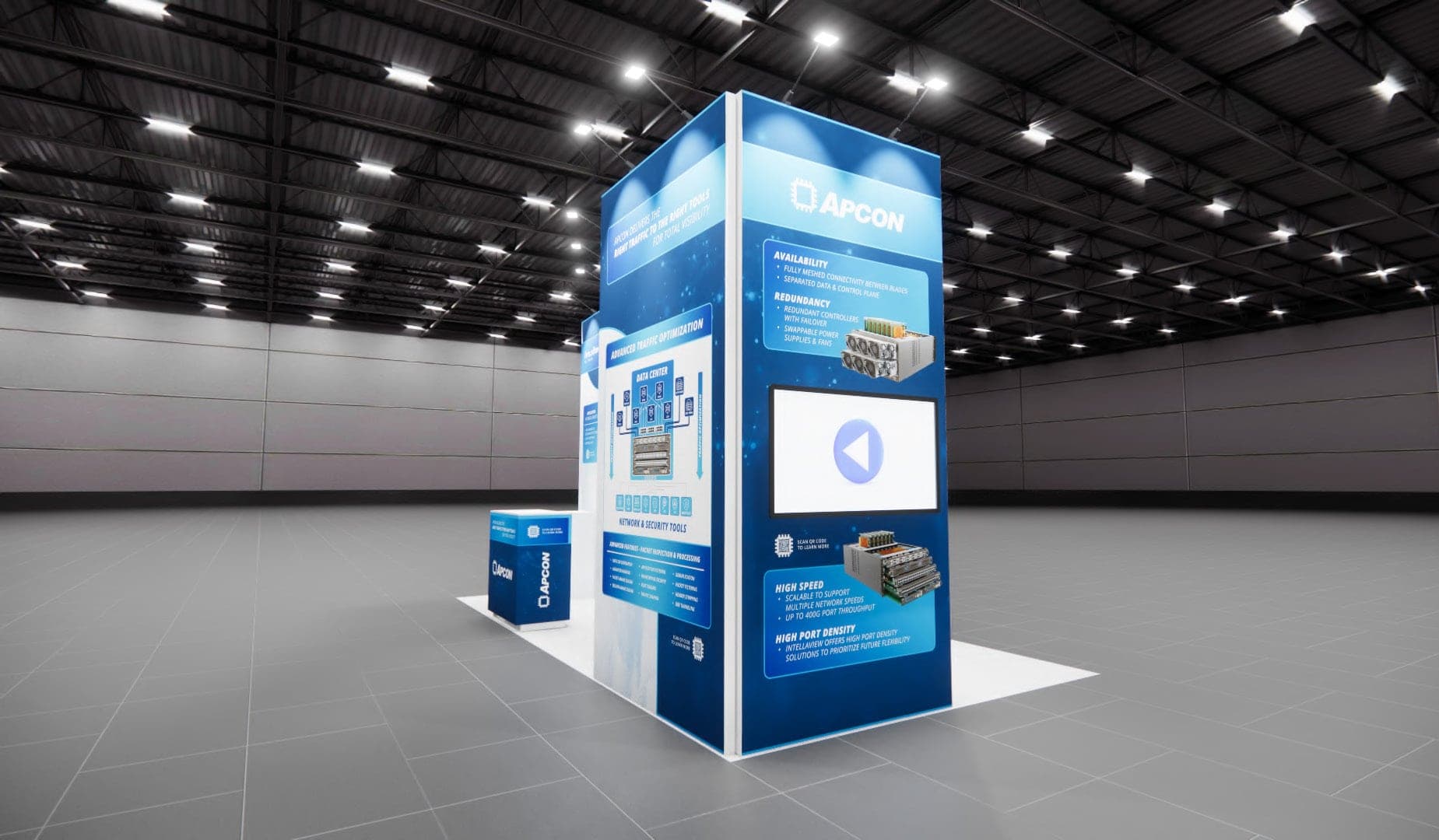 Premier 20x20 Trade Show Exhibit Rental in Las Vegas