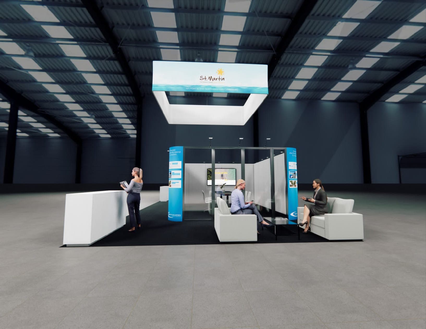 KBS trade show booth rental - 20X40