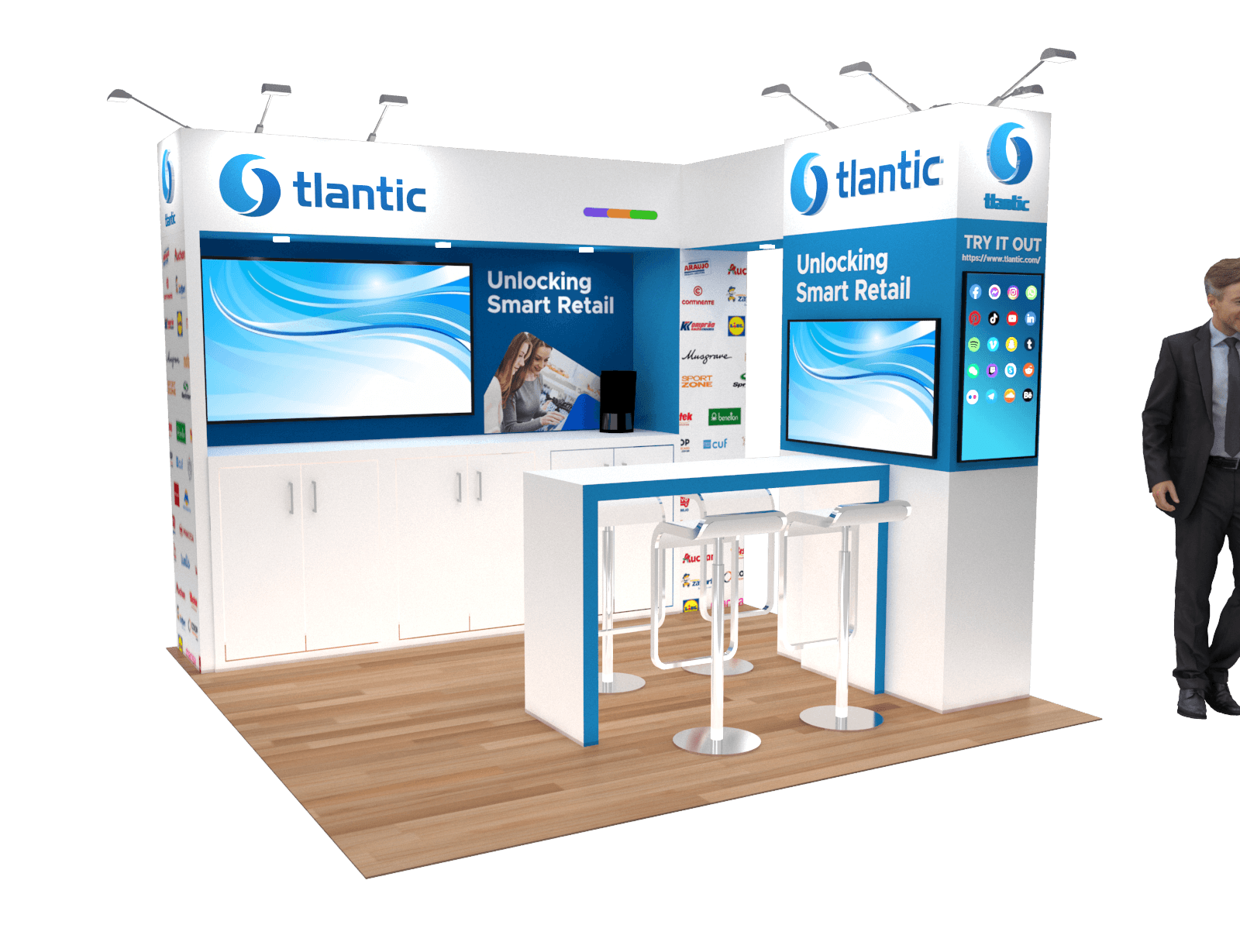 10 x 10 Exhibit Stand Rental