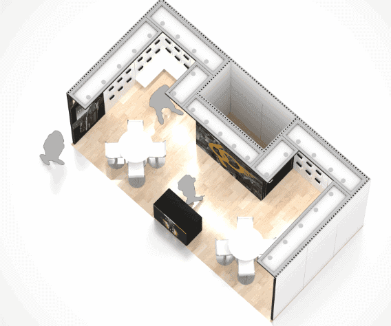 10 x 20 Local Las Vegas Trade Show Exhibit Rental