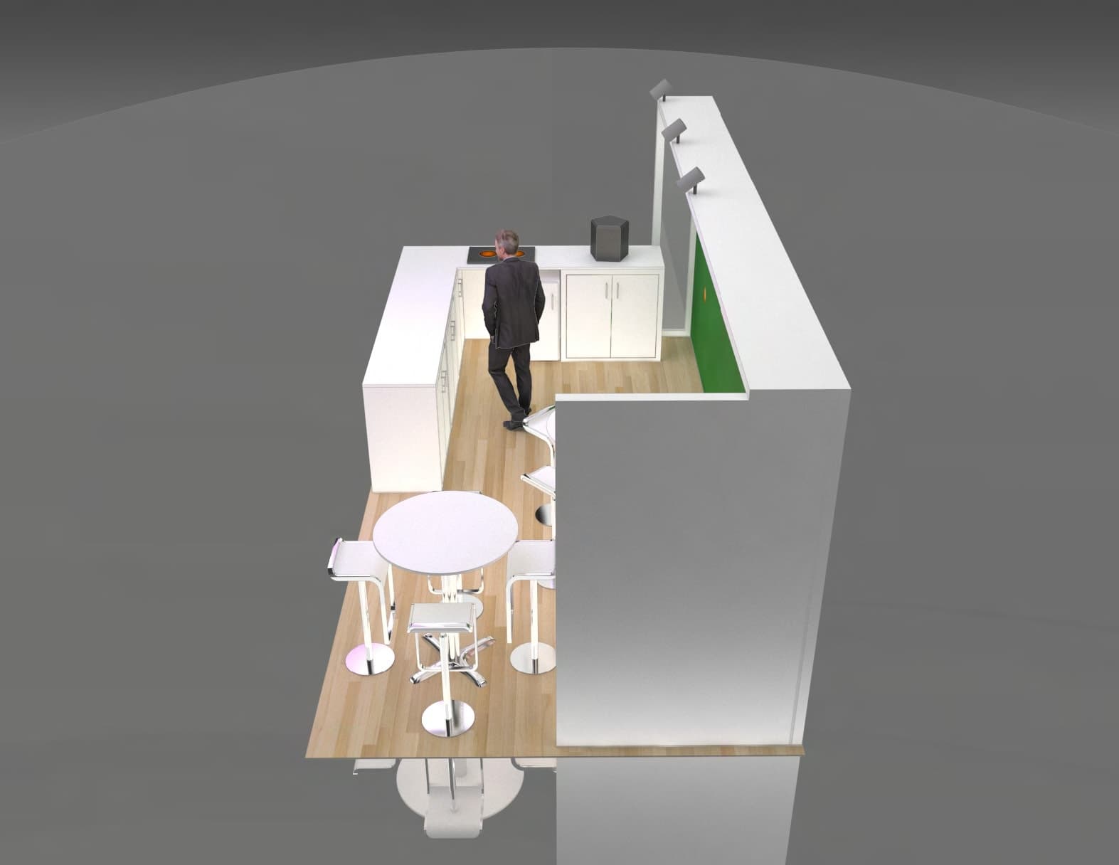 10x20 Health Food Company Trade Show Booth Rental