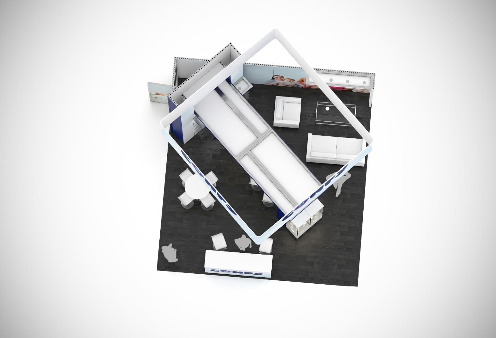 20x20 Product Showcase Booth Rental