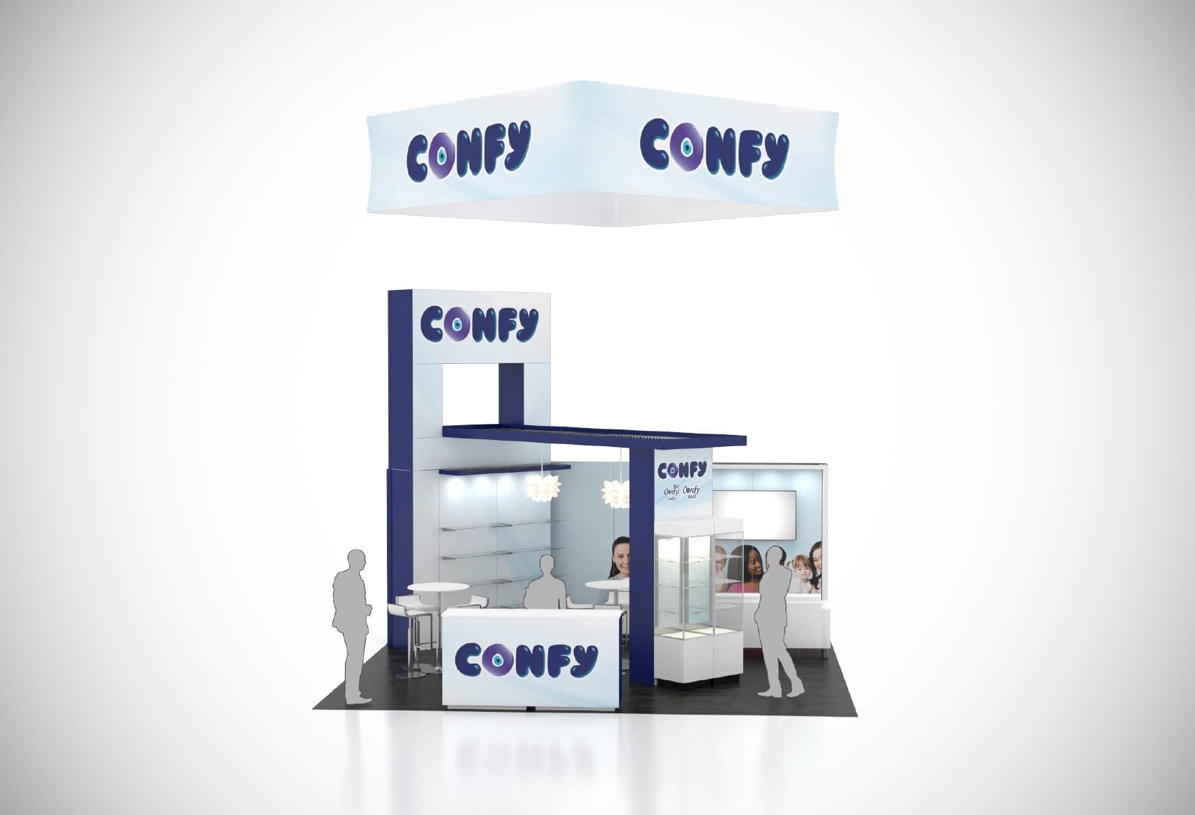20x20 Product Showcase Booth Rental