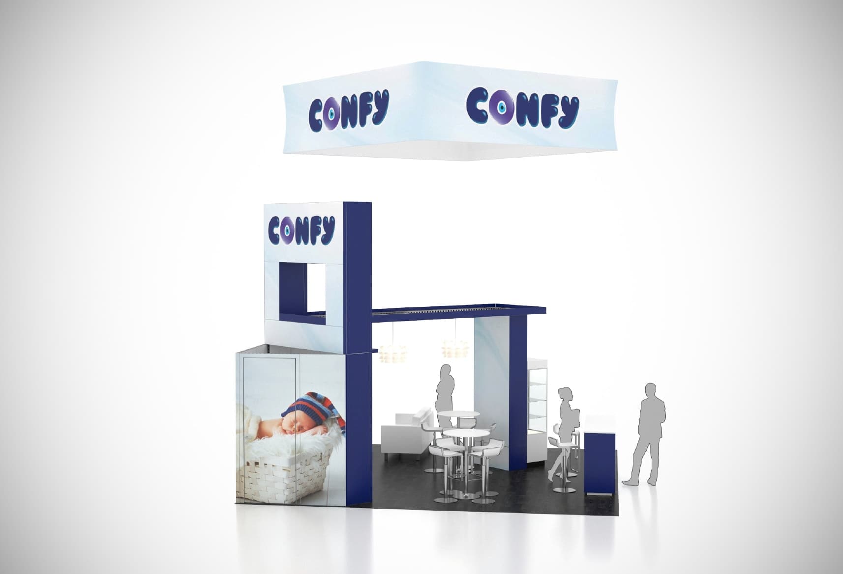20x20 Product Showcase Booth Rental