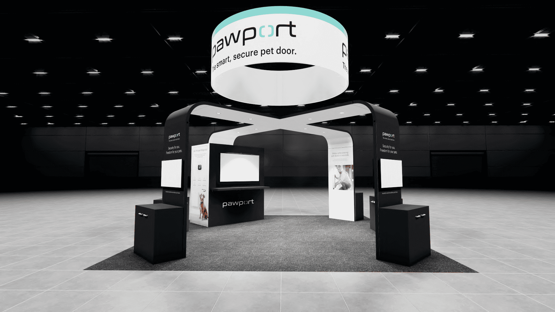 Chicago trade show exhibit rental company 20x20 IFT expo booth rental