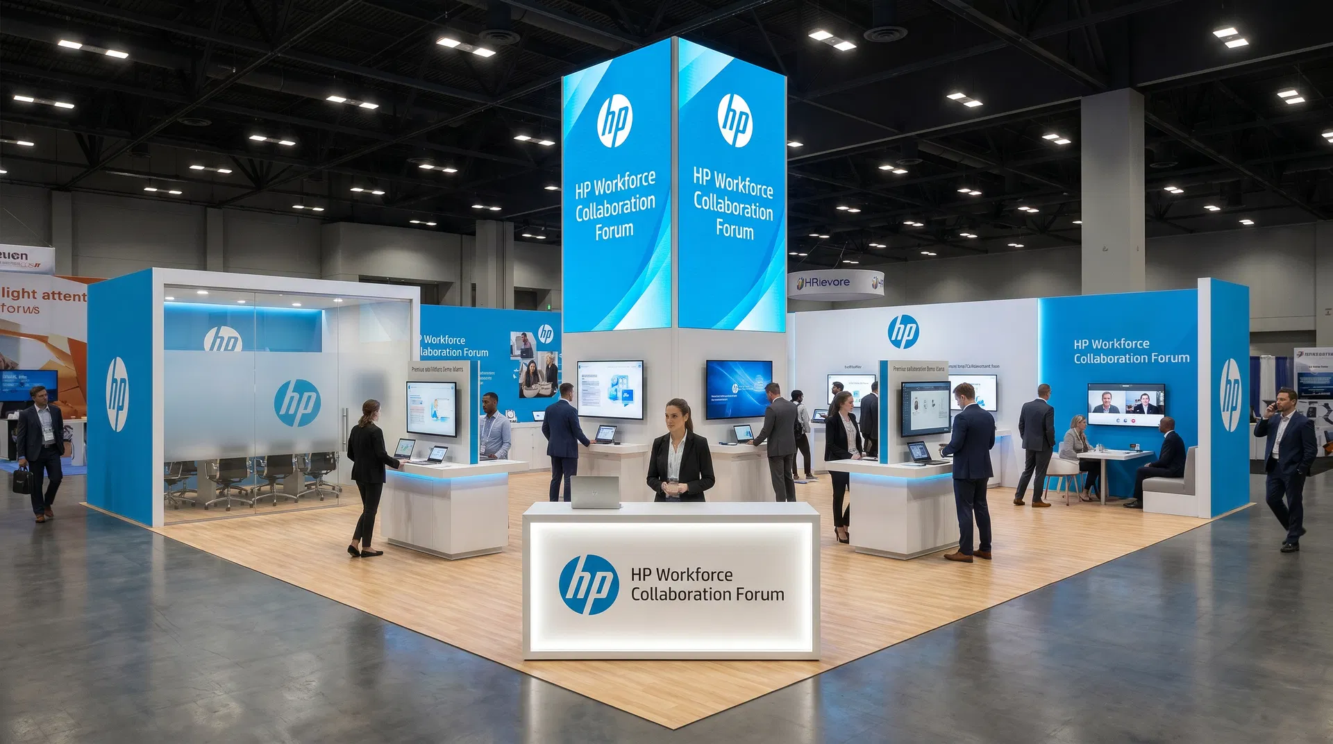 40 x 40 Miami Trade Show Exhibit Rental 23